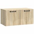 vidaXL Nástenná TV skrinka Nástenný Dub sonoma 59,5 x 31 x 30 cm