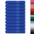 vidaXL Saunové osušky FROGN 10 ks modré 80x200 cm 360 g/m²