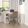 vidaXL Stolík biely 110x50x75 cm masívne borovicové drevo