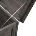 vidaXL Záhradný úložný box antracitový 50x49x56,5 cm jedľový masív