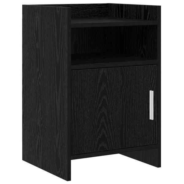 vidaXL Nočné stolíky Čierny dub 40 x 36 x 60 cm Kompozitné drevo