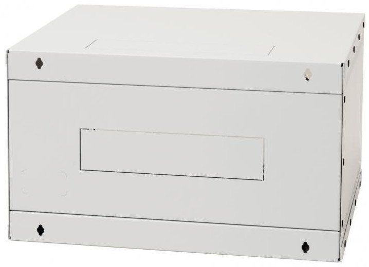 19''rozvádzač jednodiel.4U/400mm FLAT-PACK plech.dv.