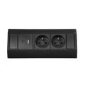 ORNO OR-GM-9039/B Rohová zásuvka s USB