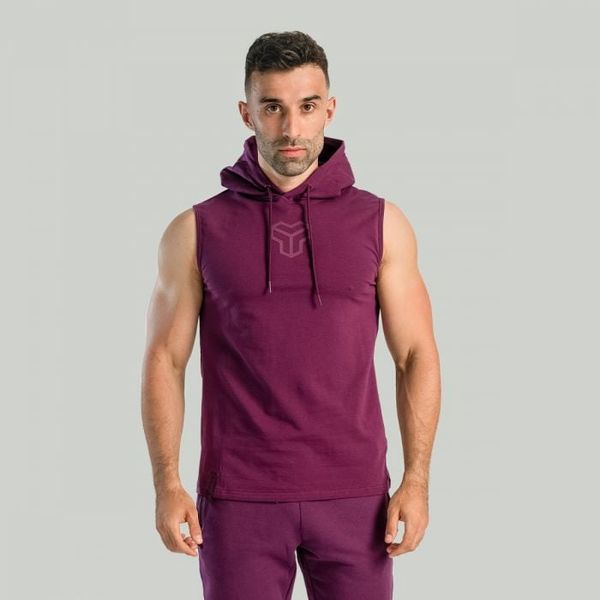 Tielko Essential Hoodie Tank Plum - STRIX, veľkosť XXL, veľkosť oblečenia XXL