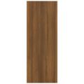 vidaXL Konzolový stolík hnedý dub 105x30x80 cm spracované drevo