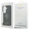 Puzdro Guess Grained Big 4G Metal Logo pre Samsung Galaxy S26 čierne