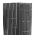 vidaXL Záhradný plot obojstranný sivý 1,8x3 m PVC