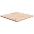 vidaXL Štvorcová stolová doska 60x60x2,5 cm neošetrený dubový masív