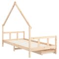 vidaXL Rám detskej postele so zásuvkami 90x200 cm masívna borovica