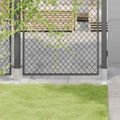 vidaXL Podnože stĺpikov štvorcové 4 ks Strieborná 61x61 mm
