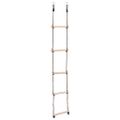 vidaXL 5-stupňový rebrík 210 cm masívne borovicové drevo