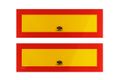 Reflexné tabule na odťahové vozidlo TI-P2/LAV 100x300 101-04W-92 (2 ks)
