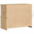 vidaXL LED komoda Hnedá 81 x 37 x 66,5 cm Kompozitné drevo