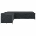 vidaXL Obal na nábytok 330 x 255 x 80 cm 600D Oxford tkanina Tvar L