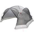 vidaXL Stan s moskytiérou so strechou Sivá 434 x 434 x 230 cm