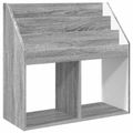 vidaXL Detský regál Sivý Sonoma 72,5 x 29,5 x 69 cm Kompozitné drevo