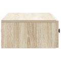 vidaXL Nástenný bočný stôl Dub sonoma 87,5 x 34,5 x 17 cm