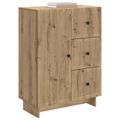 vidaXL Servírovacia skriňa Dub artisan 66 x 34,5 x 90 cm