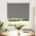 vidaXL Roleta Zatemnenie sivá 100x175cm Šírka látky 95,7cm Polyester