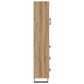 vidaXL Highboard Remeselný dub 34,5 x 34 x 180 cm Kompozitné drevo
