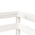 vidaXL Detská vyvýšená posteľ veža modrá 90x200 cm masívna borovica