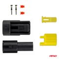 Sada elektrických konektorov vodotesných 1 PIN 2,2 mm AMiO-04345