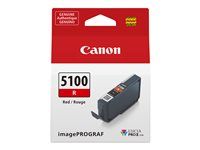 Canon PFI-5100 R - 14.4 ml - červená - originálna - závesný box - atramentová nádrž - pre imagePROGRAF PRO-310