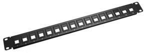 DATACOM 19'' Neosadený Patch panel 16 port