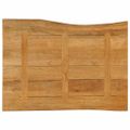 vidaXL Stolová doska 90x60x3,8 cm živý okraj masívny mangovník