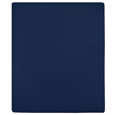 vidaXL Plachty Jersey 2 ks námornícka modrá 100x200 cm bavlna