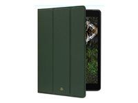 Puzdro s klopou pre tablet - plne zrnitá koža s jemnou štruktúrou - evergreen - 10.2" - pre Apple 10.2-inch iPad (9. generácia)