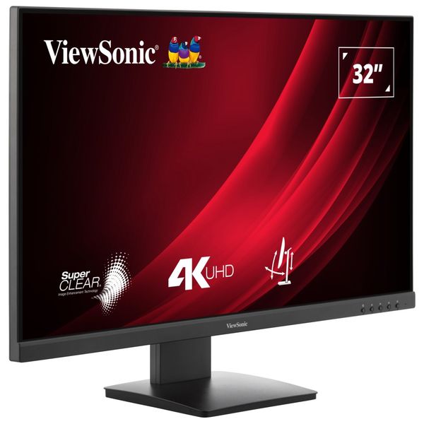 ViewSonic VG3208-4K / 32"/ VA/ 16:9/ 3840x2160/ 4ms/ 300cd/m2/ DP/ HDMI/ výškově nastav. LED monitor, 31,5", VA, 16:9, 3840×2160, 4ms, 300cd/m2, 2× HDMI, 1× DisplayPort, VESA, výškove stavitelný, cerný, energ. tr. F
