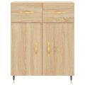 vidaXL Vysoká skrinka dub sonoma 69,5x34x180 cm spracované drevo