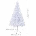 vidaXL Osvetlený umelý vianočný stromček+gule 120 cm, 230 vetvičiek