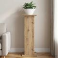 vidaXL Stojan na rastliny Dub artisan 30,5 x 30 x 80,5 cm