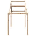 vidaXL Strecha na detskú posteľ 213x85,5x144,5 cm borovicový masív