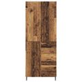vidaXL Highboard 2 ks Staré drevo 69,5 x 34 x 180 cm Kompozitné drevo