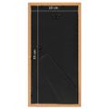 vidaXL 3D fotorámiky 5 ks dub 18x35 cm na 3 obrázky (10x15 cm)