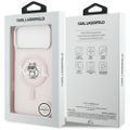 Puzdro Karl Lagerfeld pre iPhone 17 Pro Max 6,9" IML Choupette Sketch Logo MagSafe ružová