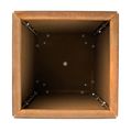 Kvetináč G21 Corten Square, 30 x 60 x 30 cm