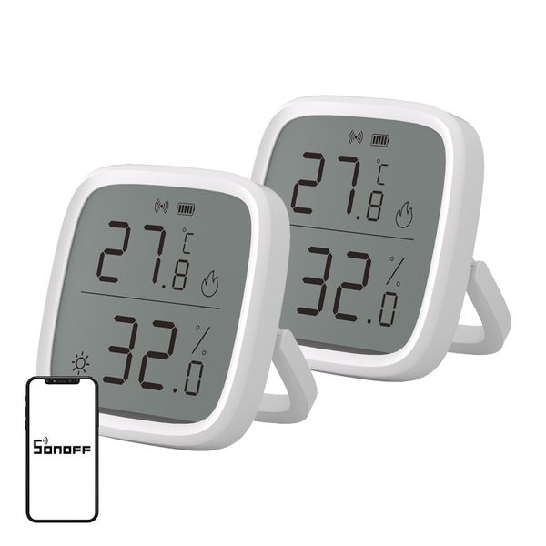 Senzor teploty a vlhkosti SONOFF ZigBee SNZB-02D, balenie po 2 kusoch