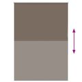 vidaXL Roleta zatemnenie Coffee 100x150cm Šírka látky 95,7cm Polyester