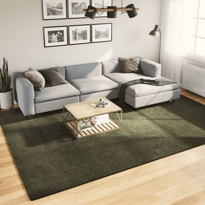 vidaXL Koberec HUARTE krátky vlas mäkký umývateľný zelený 240x340 cm