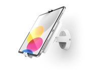 Montážna sada (výklopné uchytenie na stenu) - pre tablet - univerzálna, prílnavá - hliník - biela - veľkosť obrazovky: 7"-13"