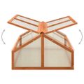 vidaXL Skleník 120x80x50 cm jedľové drevo