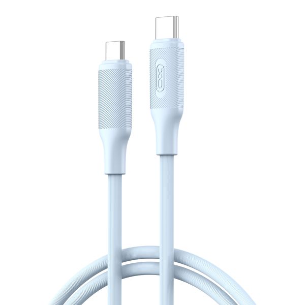 XO kábel NB-Q265B PD USB-C - USB-C 1,0m 60W modrý
