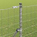 vidaXL Zemný fix pre vonkajší europlot 10 x 1,6 m Pozinkovaná oceľ
