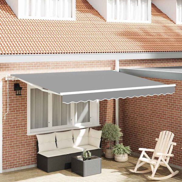 vidaXL Rám markízy Biela 300 x 250 cm Hliník