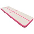 vidaXL Nafukovacia žinenka s pumpou 300x100x20 cm, PVC, ružová