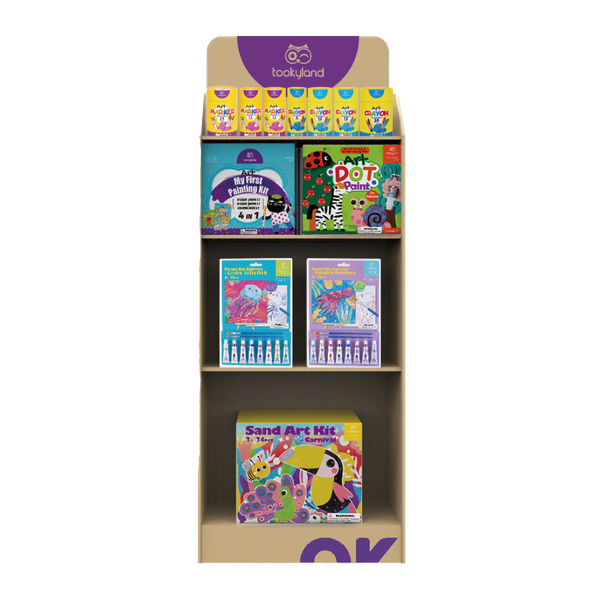 Display veľký na produkty Tookyland